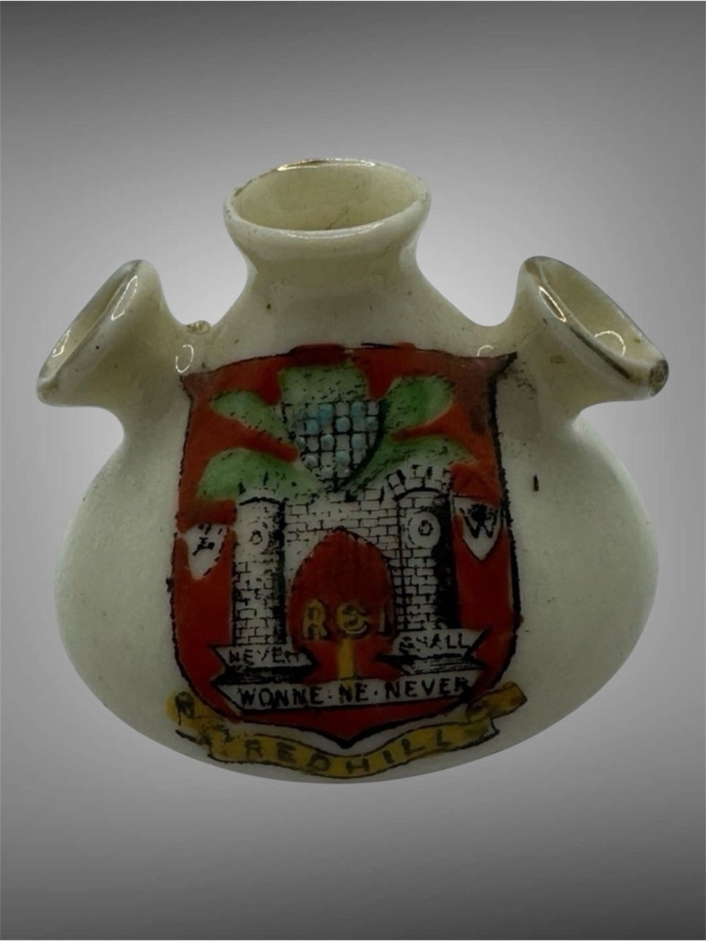 VINTAGE FINE BONE CHINA MINI TULIP VASE